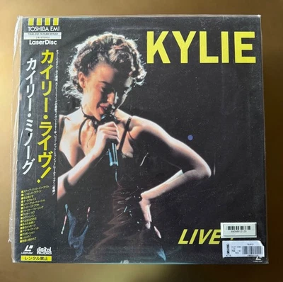 KYLIE MINOGUE Kylie Live! NTSC JAPANESE LASERDISC LD w/OBI+INSERT - Image 1 of 2