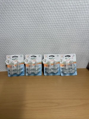 Paquete de 4 pezones Even Flo Pro Flow Plus integrados ventilados recién nacidos 16 M Foto 1 de 4