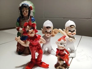 Vintage Porzellan Figuren (5) Made In Japan - Bild 1 von 12