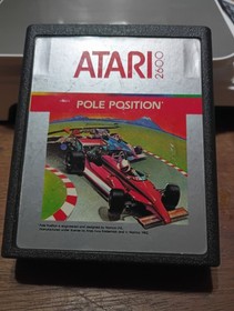 Pole Position Atari 2600 Tested Working Video Game Classic Retro Racing