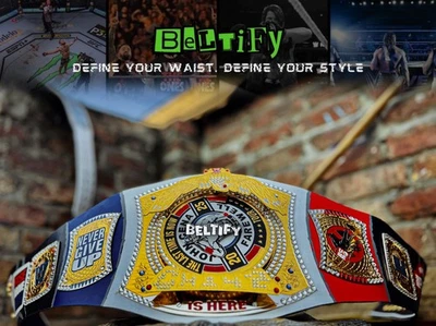 J.C 2025 Paris - France Spinner Championship Replica Title Belt 2-4mm Brass - Image 1 of 4