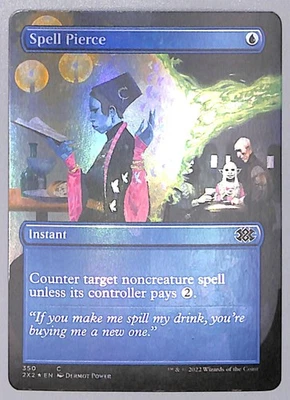 Spell Pierce - Borderless - Foil - 350 - Double Masters 2022 (2X2) MTG - Image 1 of 2