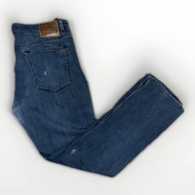 Volcom Vorta Slim Straight Jeans Men’s Blue Denim 38x33 Casual Skate Surf - Image 1 of 4