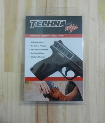 Techna Clip, Technaclip;  Fits Smith Wesson M&P Shield;  Right Side;  SHBR - Image 1 of 2