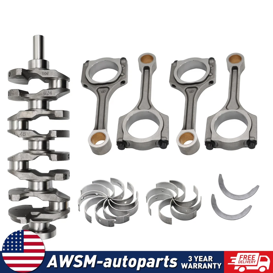 Crankshaft Connecting Rod for Hyundai Sonata / Santa Fe & Kia Optima 2.4L Engine Foto 1 de 4