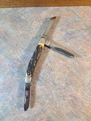 Cuchillo plegable SCHRADE Uncle Henry LB7B de 3 hojas Foto 1 de 4