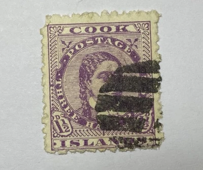 Estampilla de las Islas Cook Scott #11 1 1/2 p UH Foto 1 de 2