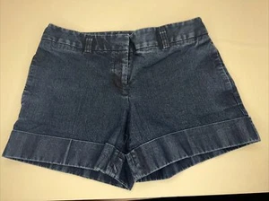 Express Damen Shorts Größe 2 Blau Jeans Chino Freizeitkleid - Bild 1 von 13