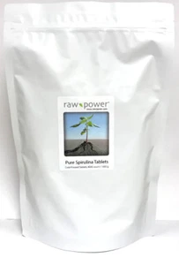 Spirulina Tablets, KILO, 4000 tablets (250mg), 100% pure, organic, cold-pressed - Picture 1 of 2