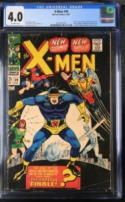 X-Men #39 1967 CGC 4.0 - X-Men New Costumes - NEW CASE - Image 1 of 2