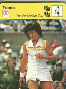 1977-79 Sportscaster Card, #38.24 Tennis, Billie Jean King