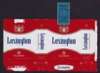 LEXINGTON - USA - empty cigarette pack packet label wrapper