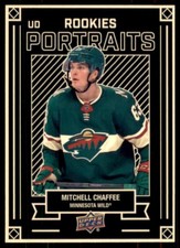 2022-23 UD Series 2 Portraits Rookies #P-50 Mitchell Chaffee - Minnesota Wild