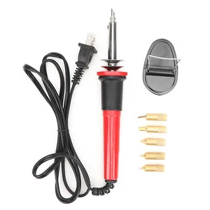(US 110V)7 Pcs Wood Burning Kit Electric Pyrography Pen Variable Temperature - Picture 1 of 12