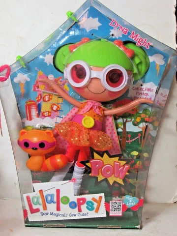 Lalaloopsy Dyna Might Full Size 12 inch Doll New in Box retired Cover