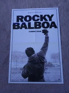 ROCKY BALBOA / ERAGON DOUBLE SIDED ONE SHEET POSTER FOLDED 84×59cm 20006 - Foto 1 di 9