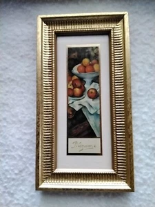 Paul Cezanne Gold Framed Print Apples and Oranges - Picture 1 of 13