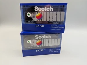 Neu & OVP ✅ 2x Scotch BX / 90 Kassette / Leerkassette / MC / Audio/ SEALED Typ 1 - Bild 1 von 3