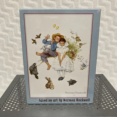 VTG Norman Rockwell Sweet Song Jigsaw Puzzle 200pc Yanoman Japan New Sealed RARE - Image 1 of 4