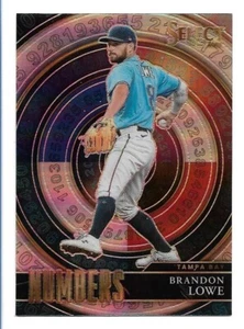 Brandon Lowe 2022 Panini Select Numbers Silver Prizm #SN11 Tampa Bay Rays - Picture 1 of 2