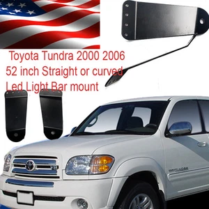 Soporte de montaje de barra de luz LED curvada de 52 pulgadas para Toyota Tundra 2000 2006 - Imagen 1 de 5