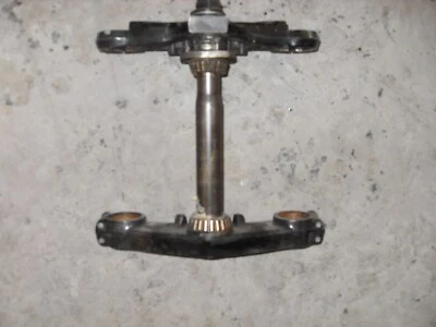 1991 Yamaha FJ1200 FJ 1200 triple tree steering stem upper lower fork clamp - Image 1 of 2