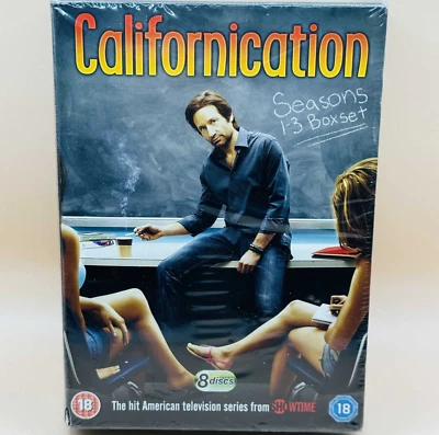 Californication - Season 1-3 Box Set DVD (New and Sealed) - Image 1 of 3