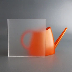 Acrylglas / PLEXIGLAS ® Zuschnitt "Frost" 3-10mm Platte farblos satiniert. - Bild 1 von 4