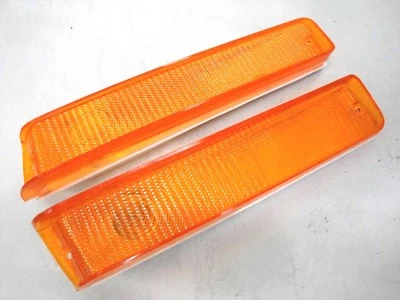 1978 1979 78 79  FORD BRONCO TRUCK AMBER PARK LIGHT LENS SET  fomoco  NEW - Image 1 of 4