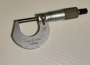 Vintage Mitutoyo 0-25mm 0.01mm No 6226390 Japan made Micrometer - Picture 1 of 5