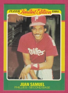 1986 Fleer Baseball Super Stars # 39 - Juan Samuel - Picture 1 of 1