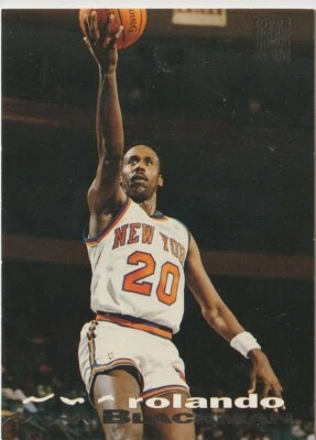 1993-94 Stadium Club New York Knicks Basketball Card #342 Rolando Blackman - Image 1 of 2