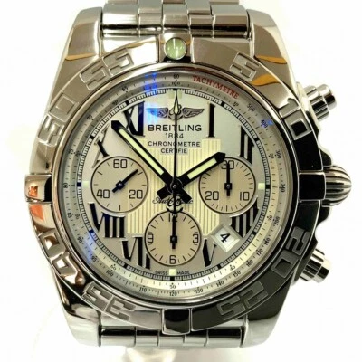 BREITLING AB011012 Chronomat 44 Automatic White Dial Stainless Steel Men's Watch - image 1 of 4