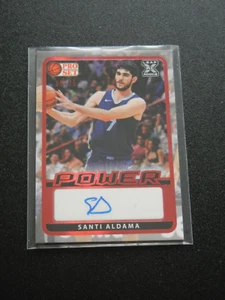 2021-22 Leaf Pro Set Power RED Auto /25 Santi Aldama #BA-SA1 ROOKIE  Grizzlies - Bild 1 von 2
