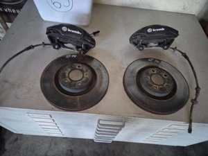 Kit Freni Anteriori 4 Pompanti Per Audi A6 C7 2017 - Imagen 1 de 24