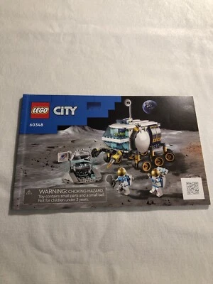 LEGO City 60348 Lunar Roving Vehículo Manual de instrucciones SOLO Foto 1 de 2