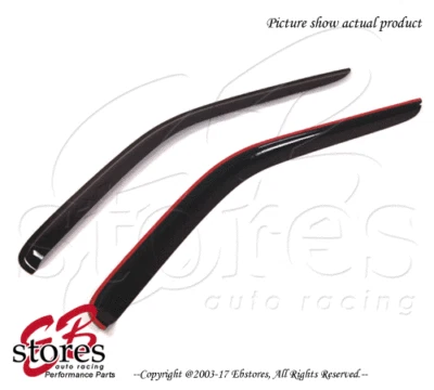 Deflector de visera de canal de salida teñido de humo 2 piezas para Ford Transit Connect 2010-2013 Foto 1 de 4