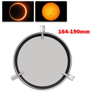 164mm-190mm Astronomical Telescope Solar Filter PET-coated Film Sun Observing - Picture 1 of 14