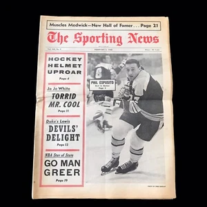 The Sporting News February 3, 1968 Phil Esposito Boston Bruins NHL Hockey - Picture 1 of 6