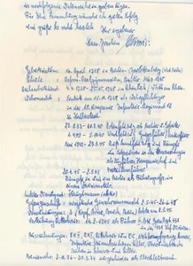 Hans-Joachim Heinrici-ALS from 1979 (Knight's Cross, Hauptmann) - Picture 1 of 2