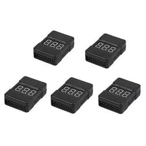 RC Lipo Warner Tester Batterie Spannungstester 1-8S Alarm Pieper RC Auto Drohne - Bild 1 von 11