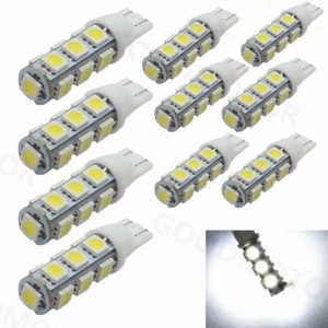 10pcs Super White T10 RV Camper 13-SMD 5050 Car LED Light Bulbs 12V 194 921 912 - Foto 1 di 6