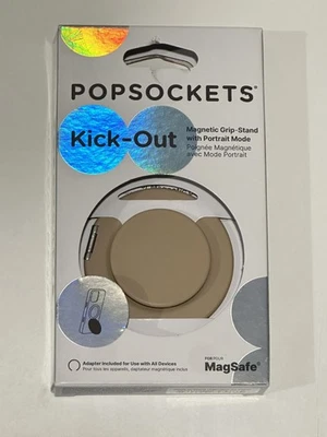PopSockets Kick-Out MagSafe Round Phone Grip & Stand Ring for iPhone - Latte - Image 1 of 2