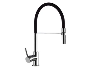 Fontana Lavello Leva Laterale Tubo Flessibile Duemmeggi Sydney Ottone Cromo Nero - Foto 1 di 2