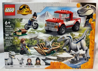 LEGO Jurassic World 76946 Captura Velociraptor Azul y Beta -NUEVO Sellado, Dinosaurio Foto 1 de 4