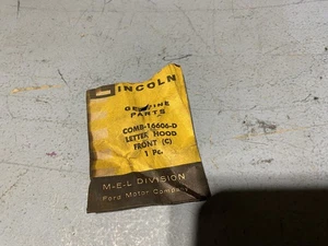1960 Mercury Hood Letter  "C" C0MB-16606-D NOS - Bild 1 von 5