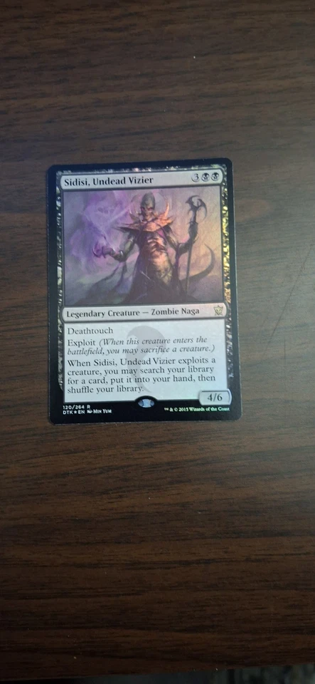 Sidisi, Undead Vizier Foil Near Mint MTG Dragons of Tarkir English  Magic - Image 1 of 1