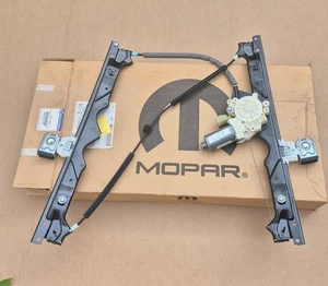 2007-2010 Grand Cherokee NEW MoPar Right Front DOOR WINDOW REGULATOR & MOTOR - Picture 1 of 3