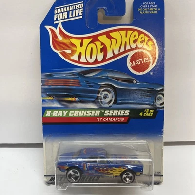 1999 Hot Wheels #947 X-Ray Cruiser Series 1/4 '67 CAMARO Blue Chevy Camaro - Image 1 of 4