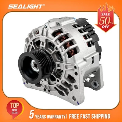 90A Alternator 13946N for Volkswagen Jetta 2002-2005 Beetle 2002-2005 1.8T 2.0L - Image 1 of 4